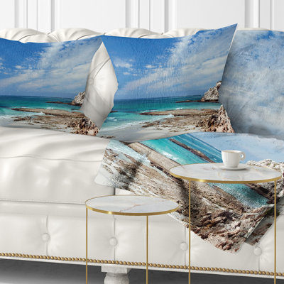 Coussin de vue panoramique rocky shore coast