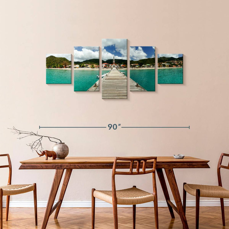 Quai Martinique, H 36 po x l 80 po