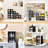 Stackable Shoe Storage Boxes With Magnetic Door, Sturdy Multifunctional Shoe Organizer For Sneakers And Heels, Dustproof And Moisture-Proof Design-964861982