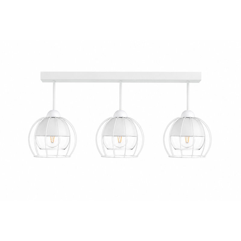 Glass Semi Flush Mount