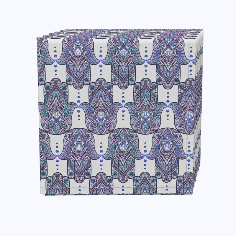 Polyester Geometric Square Napkin