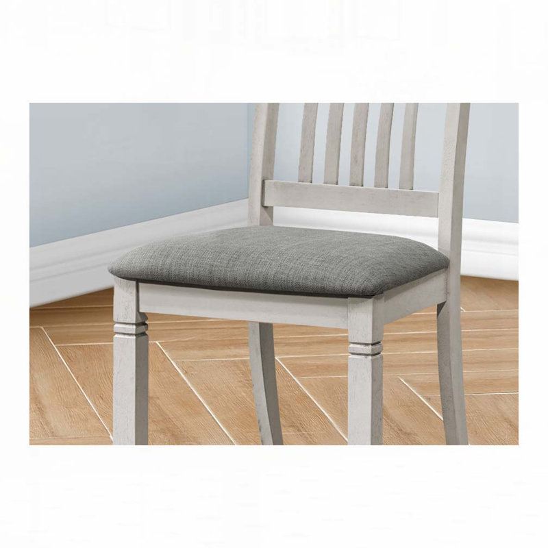 Chaises de salle à manger rembourrées, Gris, Gris