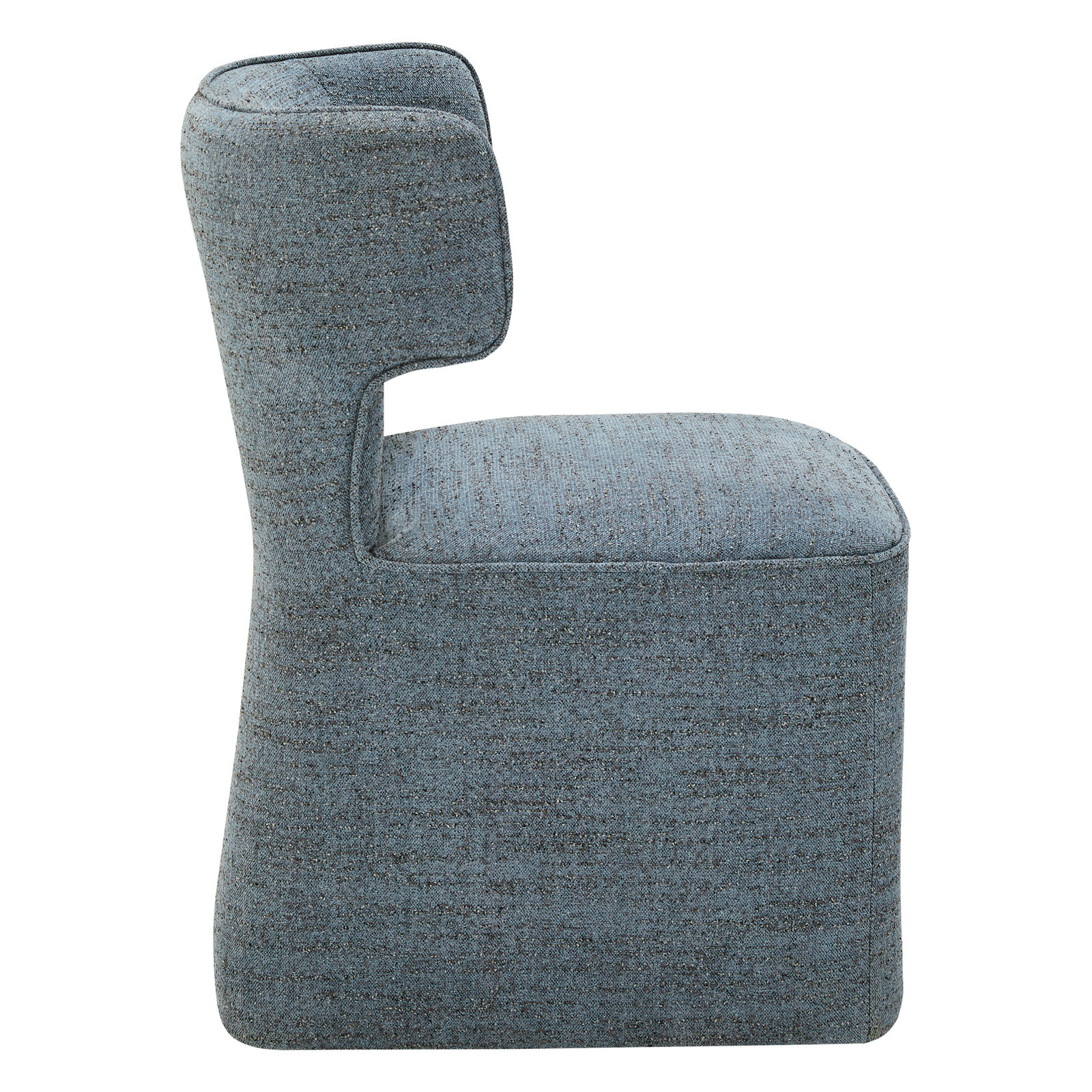 Sardinia Dining Chair, Mellow Steel Blue Boucle