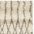 Casablanca Hand Tufted Nz Wool/Cotton Geometric Rug in Ivory/Gray-20110850