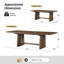 Table de salle à manger extensible Granit-1461858028