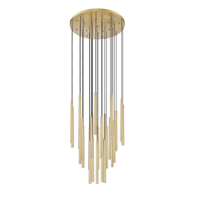Lustre 27 lumières Lansdown, Doré, 194.4" 