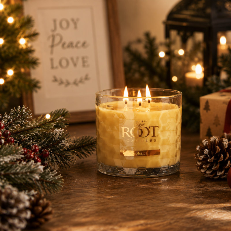 Solstice Scented Honeycomb 3 Wick Jar Candle