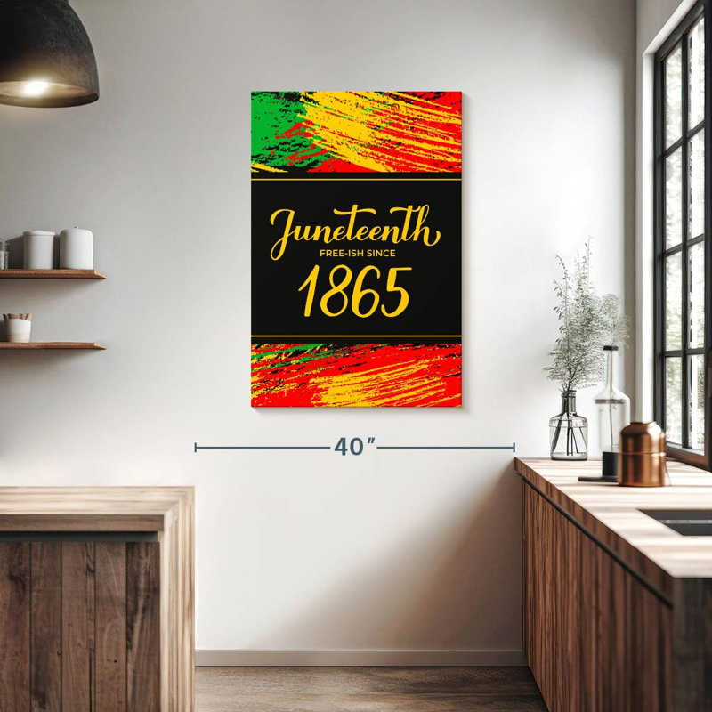 Lelend Celebrate Juneteenth, H 39 po x l 26 po