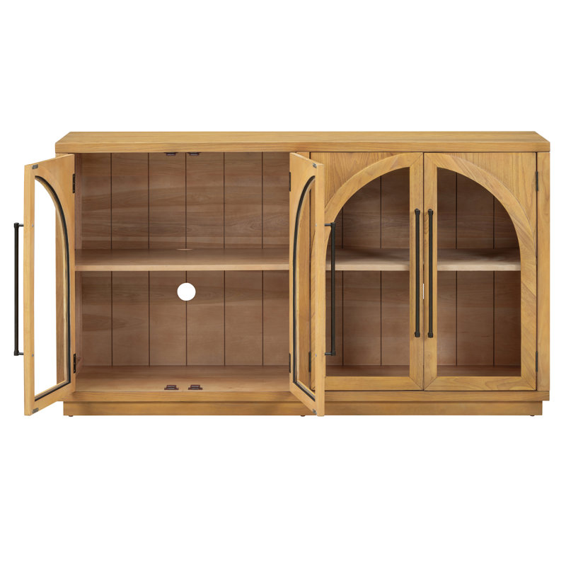 Grand buffet de rangement avec tablettes réglables