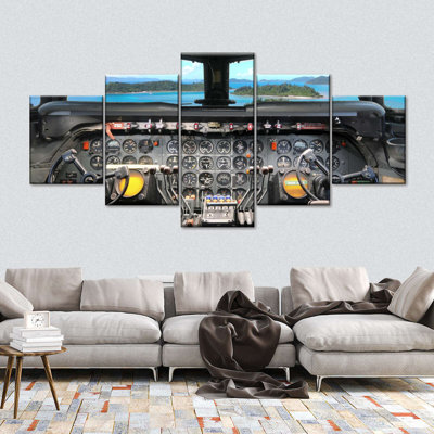 " Aircraft Cockpit " 5 - Pieces