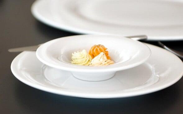 Savoy Deep Plate With Wide Rim 21 Cm/8.5 Inches, Set Of 6