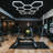 624W Hexagon LED Garage Light – Ultra-Bright Honeycomb Ceiling Lighting, 62,400LM Flicker-Free Daylight, DIY Plug-In Installation for Garage, Workshop, Basement, Car Detailing & Showrooms-978350021
