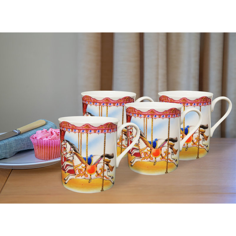 Carousel Rosselli Bone China Mugs