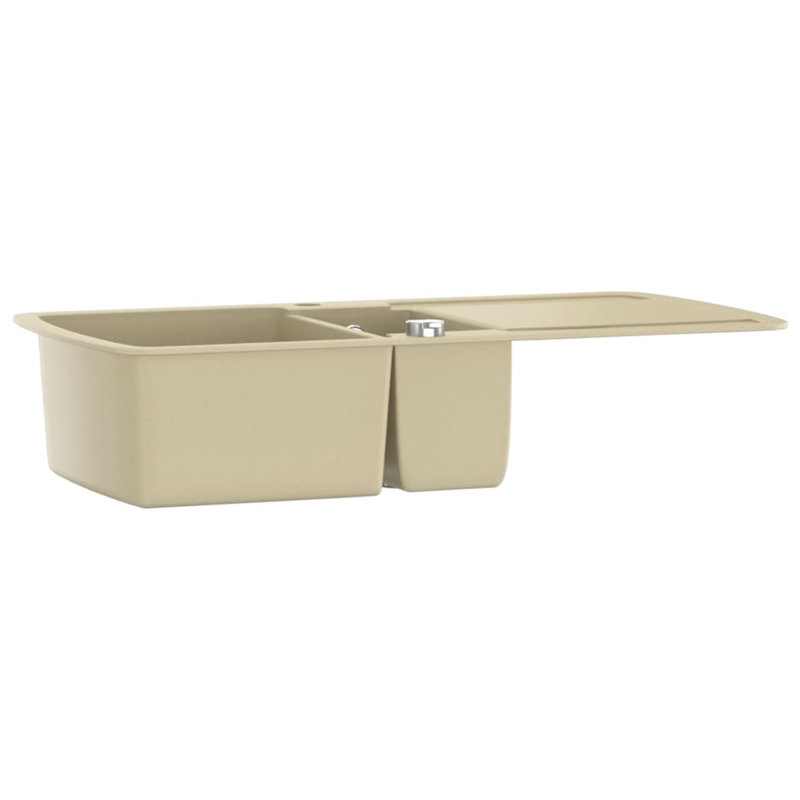 Évier de cuisine vidaXL, Beige