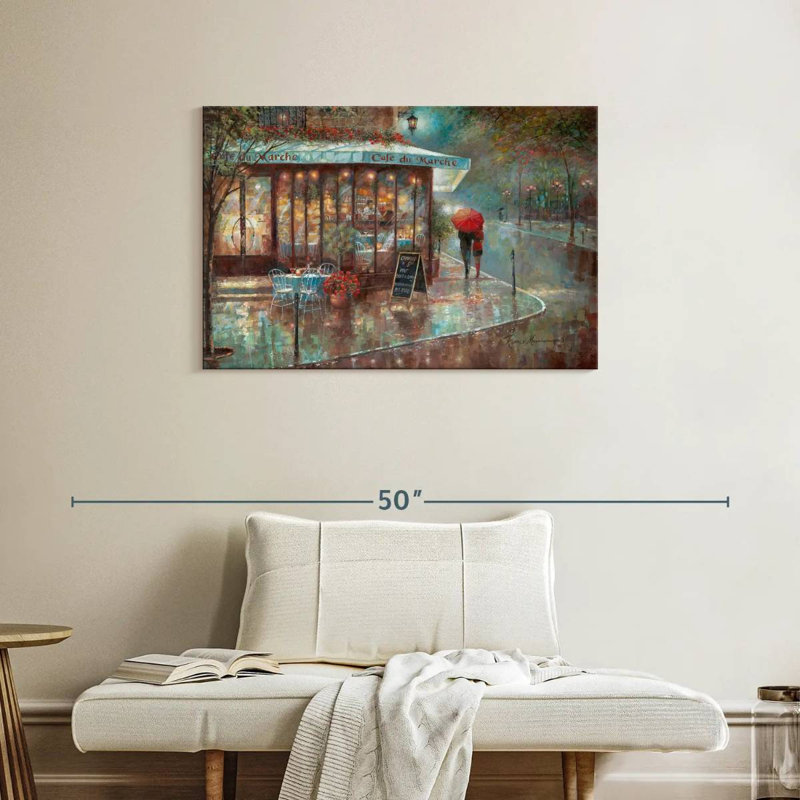 Sireci Cafe Du Marche, 24" H x 36" W