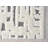 Oheneba Collection Modern Abstract Cream and Black Area Rug-1300439480