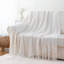 Jeté pour canapé, jeté uni pour la décoration intérieure, jeté en tricot pour lit, 50 po x 60 po-127282997