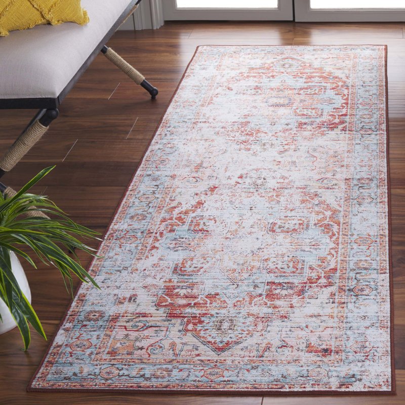 Pasqua Performance Machine Washable Oriental Rug, Runner 2'6" x 8'
