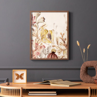 «Ocean Nostalgia II», reproduction encadrée - bois massif