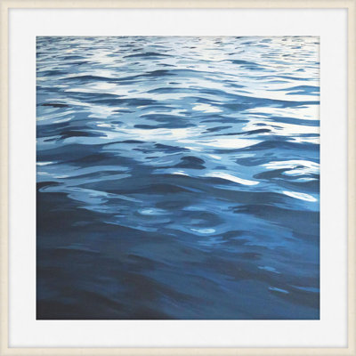 Skipping Rocks 1 Framed Print