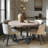 Reagan 39" Modern Round Dining Table for 4 Person & Small Spaces