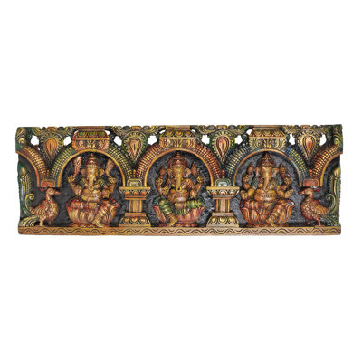 Panneau triple Ganeshas