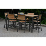 Soho Outdoor 7 - Piece Bar Height Dining Set