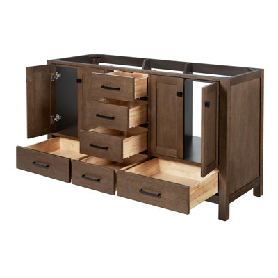 Panchuri 60" Double Bathroom Vanity Base Only