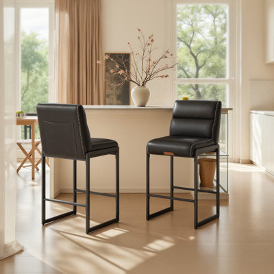 26.4-Inch Counter Height Stools With Backs by George Oliver