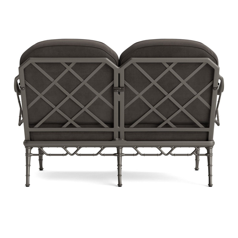 Calcutta Outdoor 2 - Seat Loveseat, Fusion Charcoal, Mica