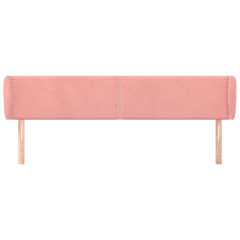 Headboard, 88cm H x 203cm W x 23cm D, Dark Grey Fabric