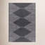 Tapis noir à motif géométrique Abdulazeez-112820622
