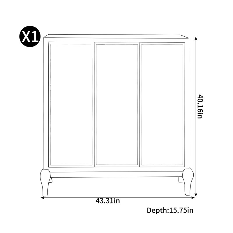 Armoire à chaussures créative de style américain