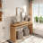 Console Table With Double Board Suspension Design-446977686