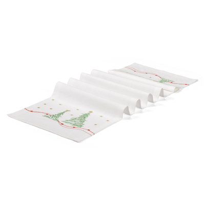 Chemin de table de Noël et des Fêtes - coloré et festif, idéal pour la décoration des Fêtes
