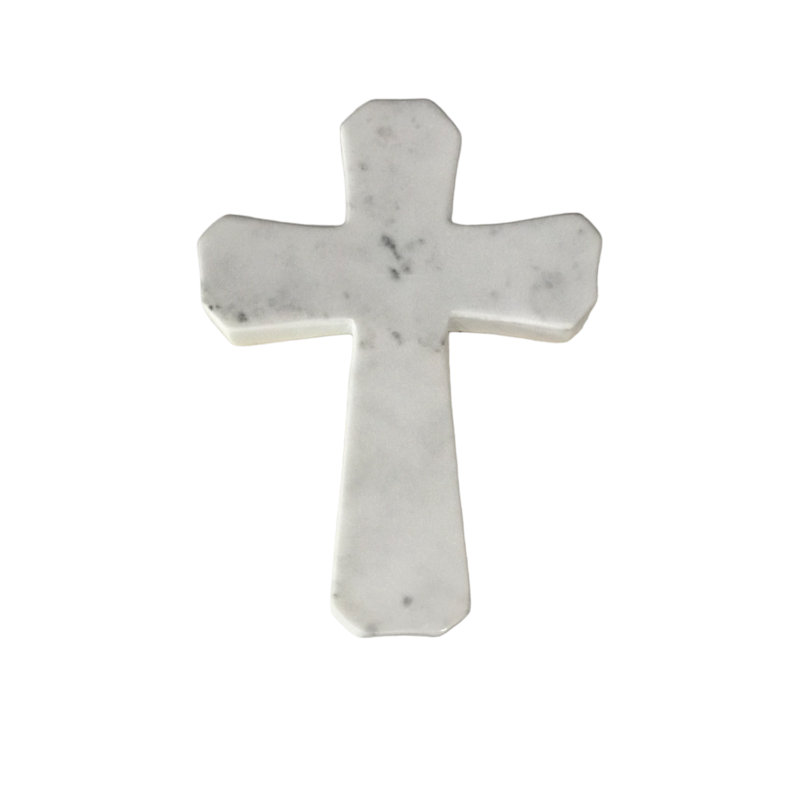 St Vitus Marble Cross White
