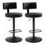 Tabouret de bar réglable en hauteur 25-33 po avec siège pivotant à 360 ° Sonja-130115389