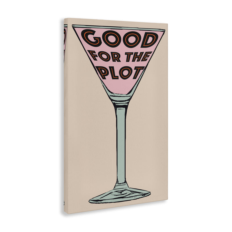 «Good For The Plot Cocktail», art mural par Graffi *ee Studios, H 24 po x l 16 po