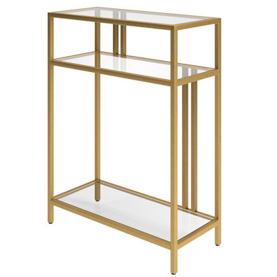 Adamsville 55.9cm Glass Top Console Table