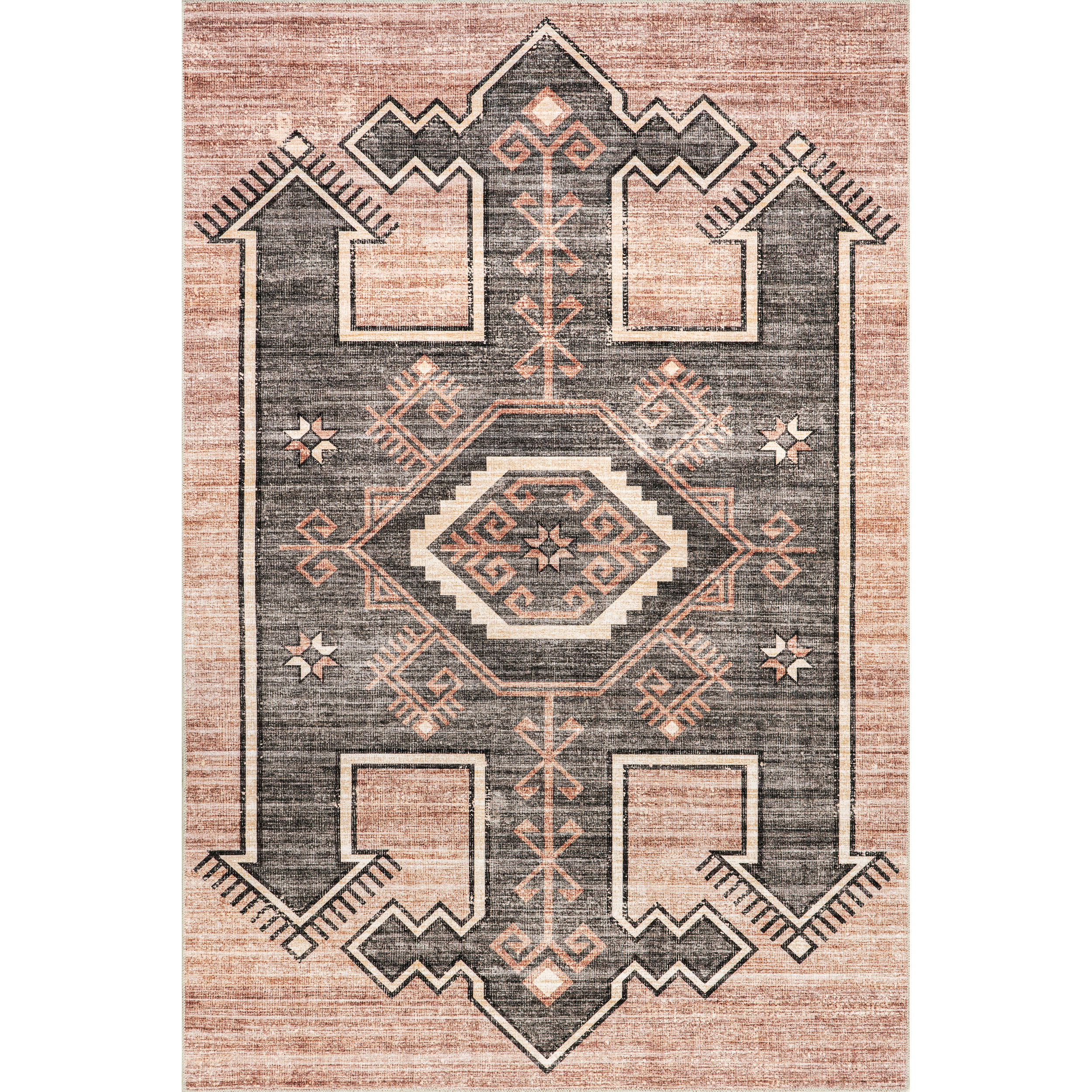 Lauren Liess x Rugs USA Sagebrush Geometric Machine Washable Area Rug