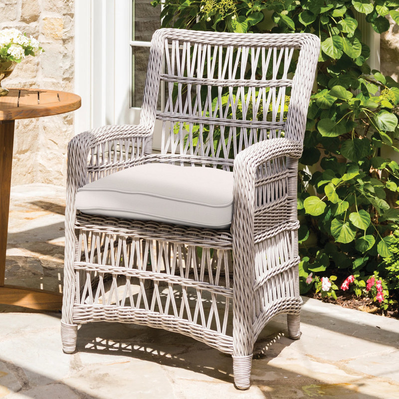Mackinac Outdoor Dining Armchair, Visions Cobalt