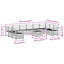 363cm Wide Patio Sectional Set