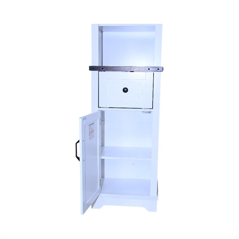 Narrow Cabinet, White