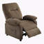 Fauteuil inclinable en tissu chenille avec massage et chauffage à 8 points, télécommande et poches de rangement latérales-550386552