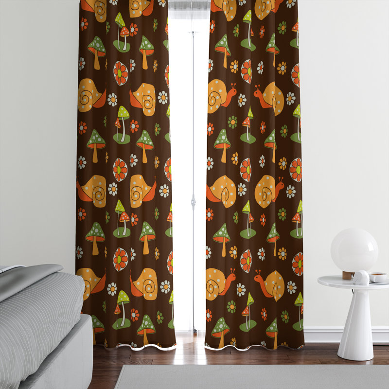 Semi Sheer Curtain Pair, 20" W x 52" L