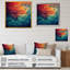 Exploration des profondeurs du marbre noir V sur toile-88518268-88518273