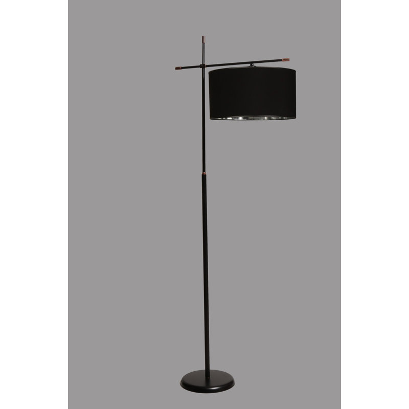 Heatherton 170cm Black Chrome Novelty Floor Lamp