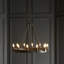 Dunstable 12 - Light Waggon Wheel Chandelier