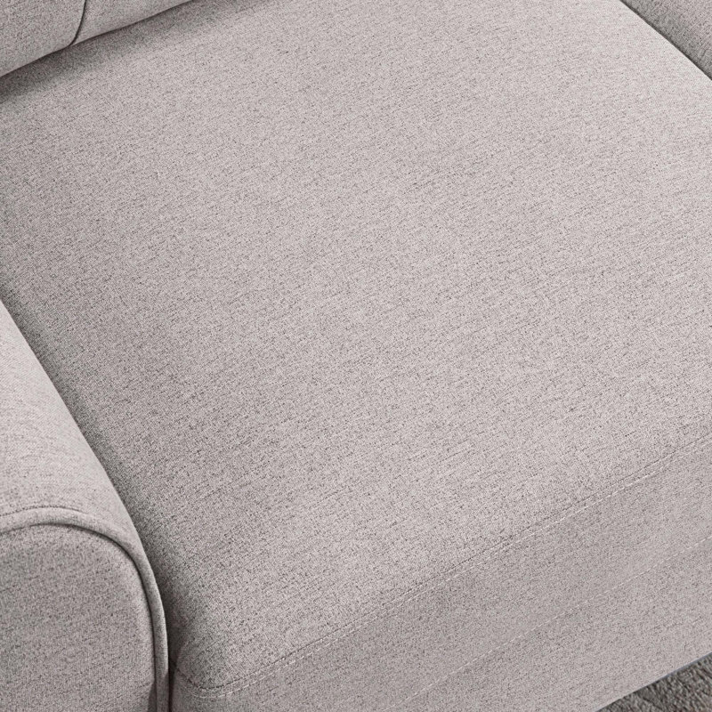 Fauteuil l 35 po Callicoat, Beige 100% Linen