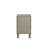 Carthage Wood Modern 2-Drawer Nightstand, Gray